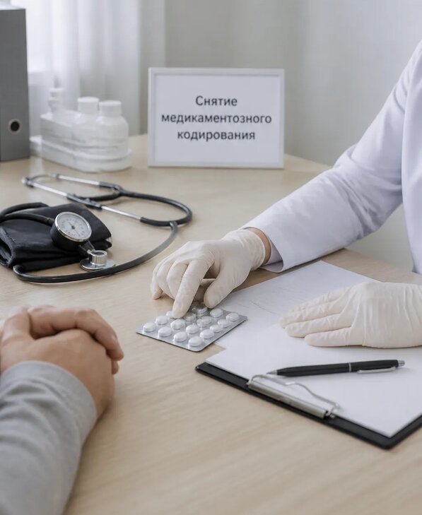 Снятие медикаментозного кодирования в Подольске от 5209 р. | Медзона