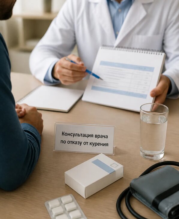 Консультация врача по отказу от курения для взрослых в Подольске